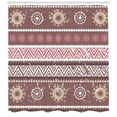 thumbnail image 3 of Ambesonne Zambia Shower Curtain, Antique Traditional Boho, 69"Wx75"L, Dried Rose Yellow, 3 of 3