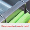thumbnail image 5 of Stainless Steel Kitchen Sponge Rack Sink Drain Holder Scouring Pad Storage Baske, 5 of 8