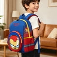 thumbnail image 5 of Hero Arachnid Pattern Backpack Student Schoolbag with Large Capacity Storage and Adjustable Straps for Daily Travel and Outdoor Adventure, 5 of 6