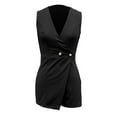 thumbnail image 4 of Women's Pure Color Jumpsuit And Slimming For All Occasions, 4 of 5