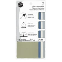Dritz Stick-On Nylon Patches 3"X7" 4/Pkg-Camp Colors