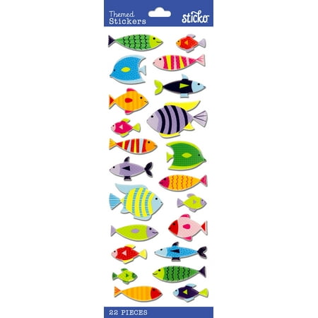 - Wilton Sticko Puffy Fish Classic Sticker