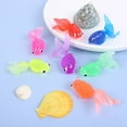 VANLOFE Model Toy Aged 2+ 7PCS Floating Simulation Goldfish 6.3CM