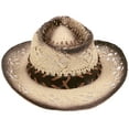 thumbnail image 3 of Boys Girls Straw Hat Beaded Band Western Cowboy Hat, KST-012, 3 of 4