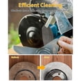 thumbnail image 4 of 2Pcs 6Inch Wire Wheel for Bench Grinder-Wire Brush for Grinder, Efficient Clean Rust From Assorted, 4 of 5