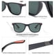 thumbnail image 4 of Lentes de Sol SOJOS Deportivos Polarizados TR90 SJ2101 Negro Mate/Turquesa, 4 of 6