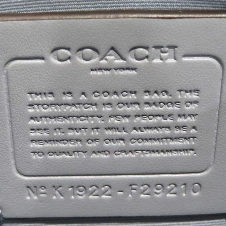 Coach Certificate of Authenticity Shoulder Bags