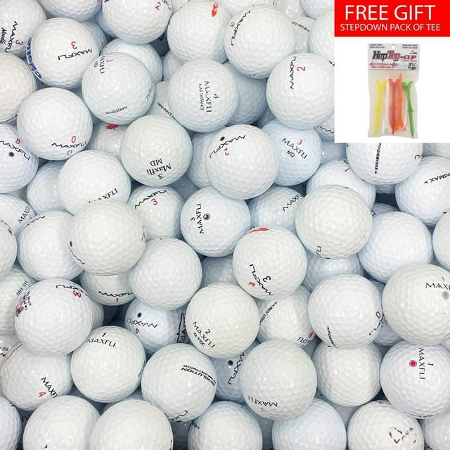 Mulligan - 88 balles de golf récupérées Maxfli AAA, Blanc