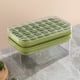 thumbnail image 4 of Molde para hacer bloques de hielo | Silicona y plástico de grado alimenticio | Bandeja de cubitos de hielo de fácil liberación | Tapa a prueba de olores y fugas | Enrejado de hielo reutilizable para, 4 of 5