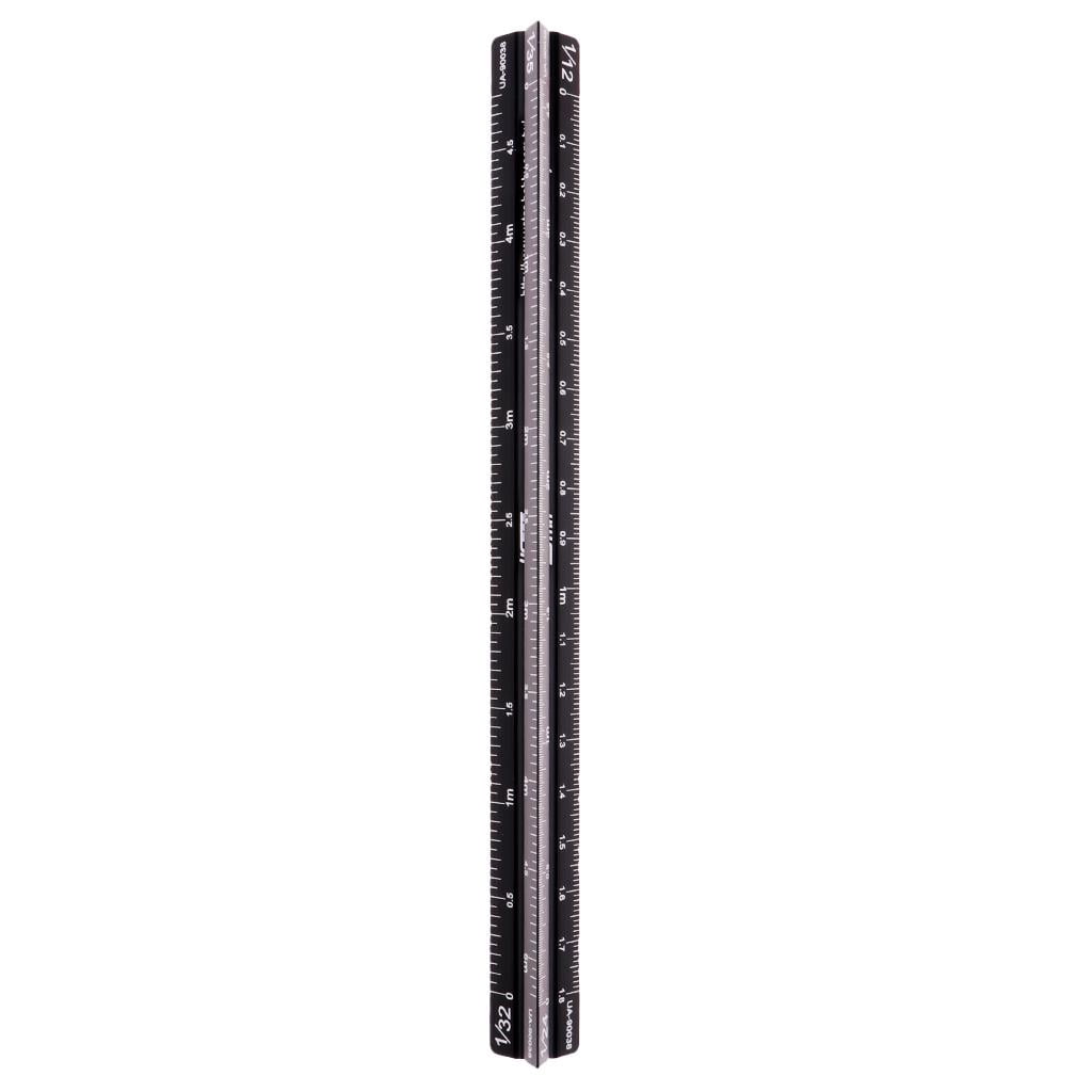 1Pc 17-90038 Model Triangular Scale Ruler //24 /1/32 1/35 1/48 1/72