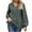 Army Green, variant on Oversized Sweatshirt Womens Long Sleeve Henley Pullover Tops Fall Casual Button up Loose Fit Side Split Outfits
