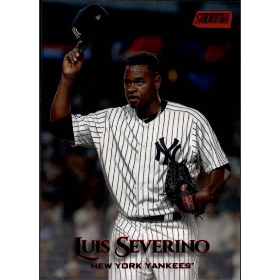 Collectible 2019 Stadium Club Red Foil #119 Luis Severino New York Yankees MLB Baseball Trading Card