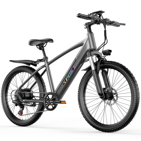 ASKGO 500W Peak Electric Bicycle 48V 10Ah,26'' E-Mountain Bike 20MPH 45-65Miles Range,Removable Battery Electric Bike for Adults UL2849