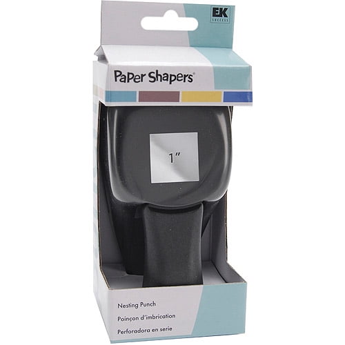ek success paper shapers 1inch square nesting punch, old package