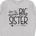 thumbnail image 3 of Inktastic I'm the Awesome Big Sister Youth Sweatshirt, 3 of 4