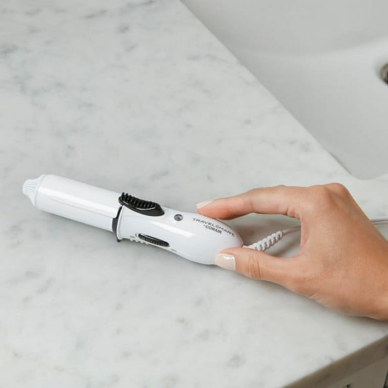 Travel Smart by Conair Mini Dual Deluxe Styler Add Curls and Waves or Straighten Perfect for On The Go Styling TS40X