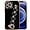 Black, variant on Compatible with iPhone 13 Pro Max Case 6.7 inch 2021 Release Luxury Plating Soft TPU Case with Love-Heart Strap Bracelet Chain Shiny Cute Pretty Protective Phone Cover for Women Grils Black