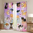 thumbnail image 6 of Feelyou Cute Cartoon Dog Black Out Curtains for Kid, Kawaii Animal Curtains Pack of 2 (42x63 Each), Mystic Astrology Galaxy Bedroom Curtains, Microfiber Bedroom Decor, 6 of 6