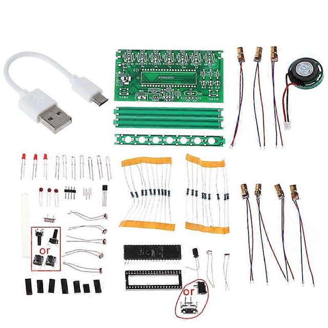 51 SCM Harp Órgano electrónico Piano La caja de música Puzzle Tecnología Kit de bricolaje
