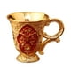 thumbnail image 1 of Copa en relieve, copas retro, copas portátiles decorativas de estilo europeo, copas de vino Rojo áureo, 1 of 9