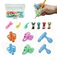 thumbnail image 1 of 16pcs Pencil Holder Grip Children Cute Pen Handle Rod HandWriting Aid Guide Hold Pen Posture Correction For Kids Stationery, 1 of 5