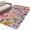 Beige, variant on Purple Pink Floral Area Rugs 3'x5', Washable Small Throw Rugs for Living Room Bedroom, Spring Farmhouse Country Vintage Flower Indoor Outdoor Rug Non-Slip Low Pile Carpet Runner Reversible Floor Mats