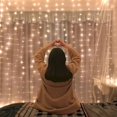 thumbnail image 4 of New Year 2025 Bedroom Window Fairy Curtain LED Light String Remote Natal Noel Xmas Party Gift Christmas Decoration for Home 2024, 4 of 5