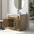 thumbnail image 4 of Vanity Art 36" Single Bathroom Vanity with Sink, Freestanding Bath Storage Cabinet with Engineered Marble Top, 4 of 4