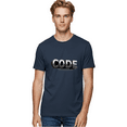 thumbnail image 2 of Code Mens Graphic Tee, 100% Cotton, Casual Summer Wear, 2 of 2