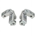 thumbnail image 3 of Pair Motorcycle Foot Peg Passenger Lowering Kit CNC Aluminum Universal Silver, 3 of 5