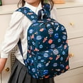 thumbnail image 5 of jiaxiM School Backpacks Solid Color Nylon Dinosaur Zipper Double Shoulder Lightweight School Bag for Ages 3rd 4th 5th 6th, Daycare, Primary School, Travel, Outings, 5 of 5