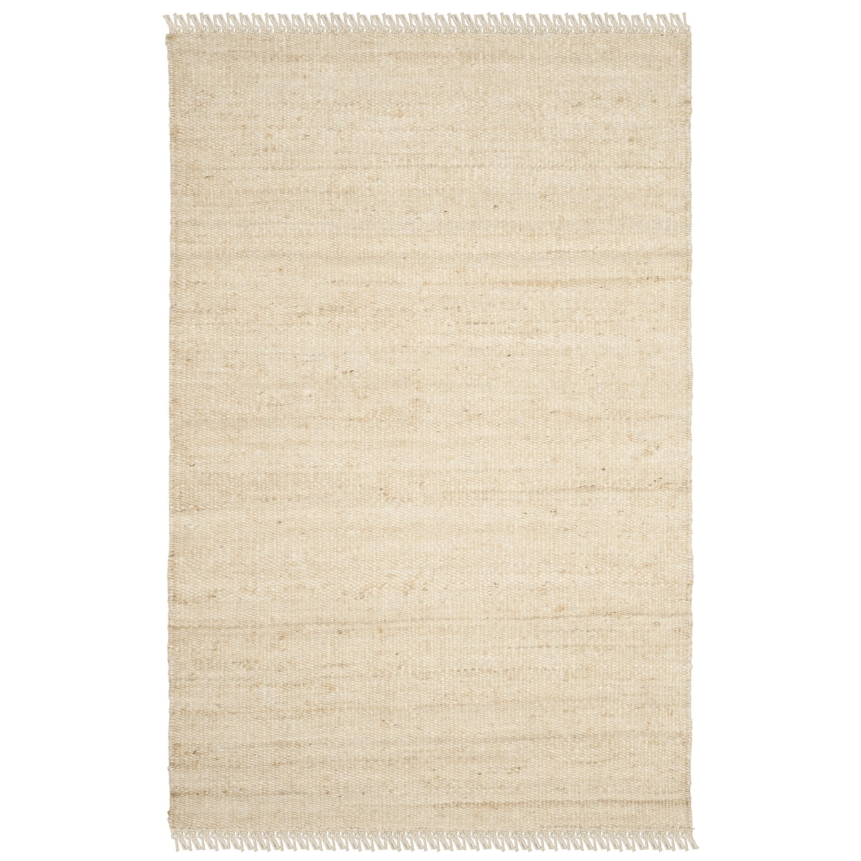 SAFAVIEH Natural Fiber Clara Braided Jute Runner Rug, Ivory, 2'6" x 10'