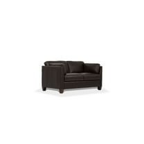 ACME Matias Loveseat, Chocolate Top Grain Leather
