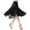 Black, variant on Women's Ballroom Dancing 360 Degree Long Swing Latin Salsa Rumba Flamenco Dance Skirts for Practice