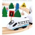 thumbnail image 4 of Y-Loong Kids Electric Train Set Wooden Railway Toys Learning Educational Toys, 4 of 5