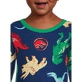 thumbnail image 5 of Jurassic World Toddler Boys Long Sleeve Top and Pants, 2-Piece Pajama Set, Sizes 12M-5T, 5 of 8