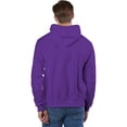 thumbnail image 2 of Champion Mens Reverse Weave Fleece Hoodie, 4XL, Purple, 2 of 3