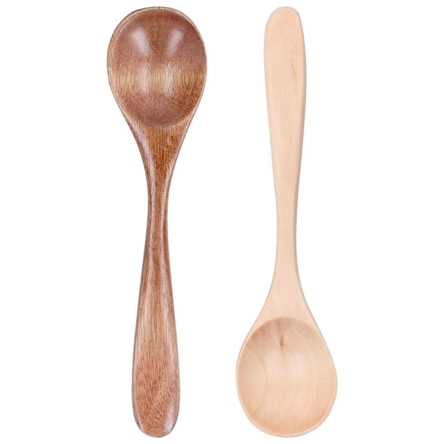 Multifunctional Spoon, Multifunctional 2Pcs/Set Exquisite Wooden Tableware Fashionable For Restaurant For Adults For Home Kitchen For Kids