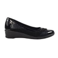 thumbnail image 4 of Lunar Womens Faux Leather Wedge Shoes, 4 of 5