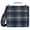 Blue Scottish Tartan, variant on Haosy 3 Ring Zipper Binder with Shoulder Strap Waterproof Trapper Keeper 2 Inch D-Ring 500 Sheets Capacity, Purple Scottish Tartan