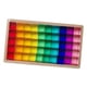 thumbnail image 4 of Juego de bloques cúbicos apiladores Solución de problemas Aprendizaje de bloques apilables GEM transparentes 50 piezas, 4 of 9