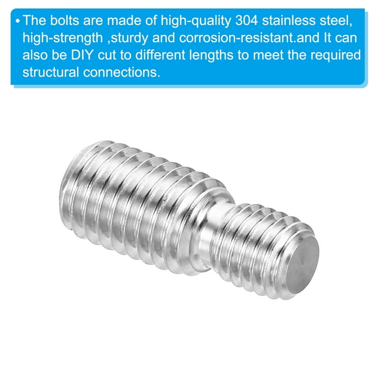 uxcell Lot de 12 bobines hélicoïdales en acier inoxydable 304 M8 x 1,25 mm  x 24 mm : : Commerce, Industrie et Science