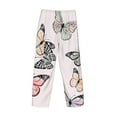 thumbnail image 3 of Lsque Beautiful Butterfly Print Men's Pajama Pants, Lounge Pant - Comfortable Home Wear,Elastic Waistband, Stylish Design-Medium, 3 of 9