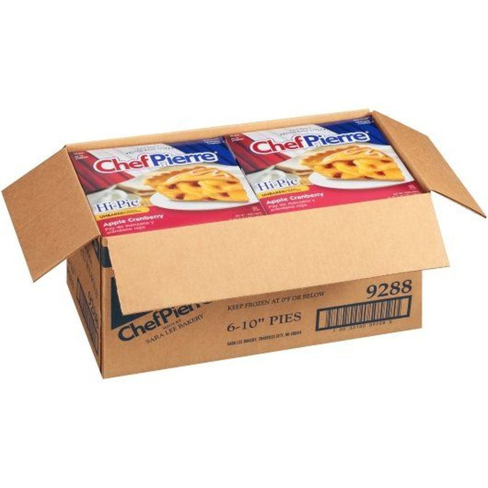 Chef Pierre Hi-Pie 10 inch Apple Cranberry Unbaked Pie, 3.19 Pound -- 6 per case