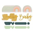 thumbnail image 1 of CIMAXIC Party 60pcs Colorful Baby Shower Confetti Set Gender Reveal Table Confetti For Baby Shower Party Decorations Infant Shower Decorations,1.18"X0.94"X0.04", 1 of 5