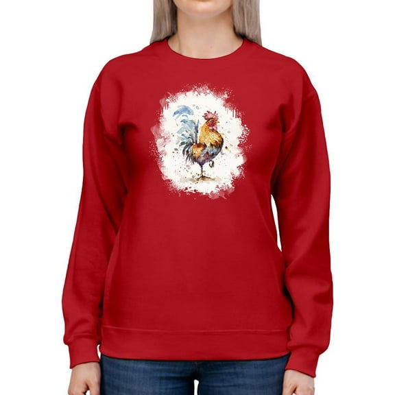 Artshine Roosters About Sweatshirt Women -Sillier Than Sally Designs, Female Small