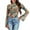 Flower Leaf, variant on SCRAWLGOD Rainbow Leopard Print Bell Sleeve Tops for Women Size S Long Sleeve Flared Shirts for Women Summer Blouse Lettuce Trim Mock Neck Sheer Tops