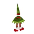 thumbnail image 1 of Billuyoard Cubierta de elfo de botella de vino de Navidad Decoración de Navidad Cubiertas de botella de vino a prueba de polvo Manga de tapa de Kits de decoración para fiestas Raya, 1 of 6