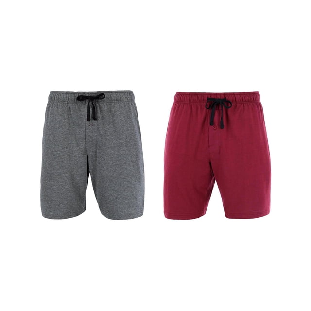Hanes Short de Pyjama en Tricot (Lot de 2) (Grande Taille pour Hommes)