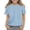 Blue, variant on CCRFTGI Shirts for Kids Girls Size 10-12 Cute Striped Shirt Graphic Tees Summer Tops Short Sleeve Crewneck Girls Fashion Tee Tops Purple 7-8 Years